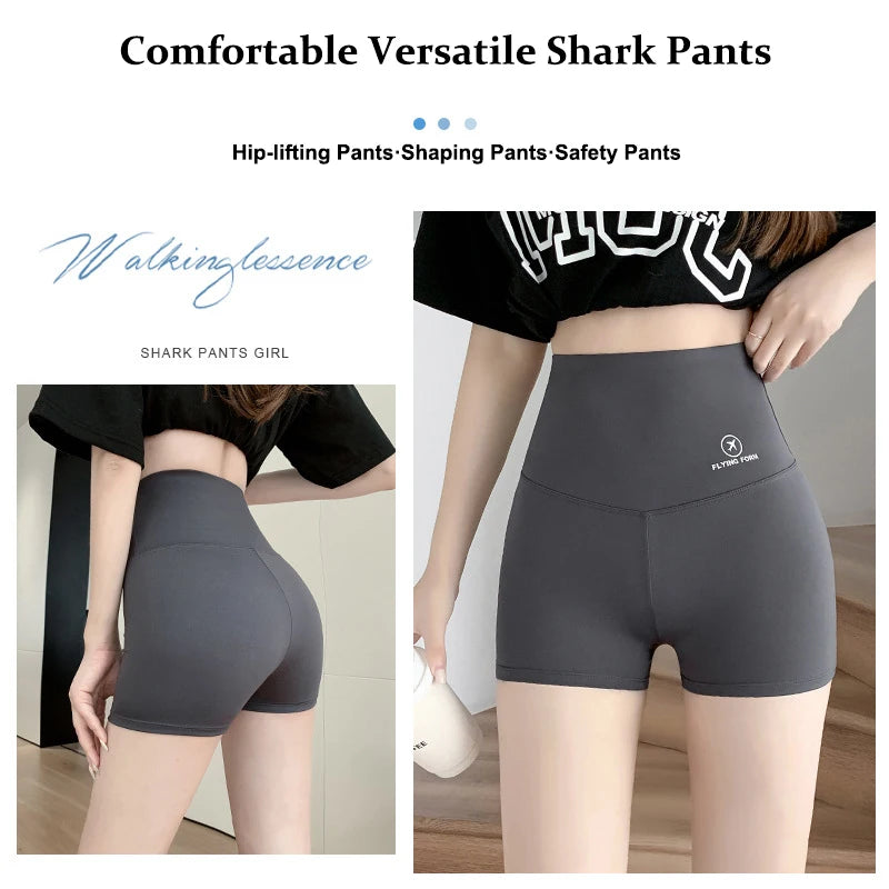 2023 Summer Sports Yoga Shorts Women Letter Embroidery Biker Shorts Women High Waist Casual Streetwear Elastic Female Underwear
